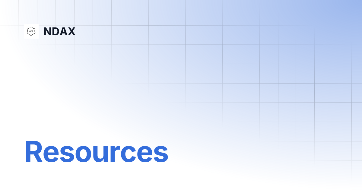Resources | NDAX